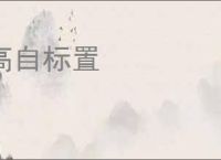 高自标置