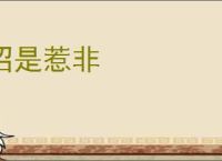 招是惹非