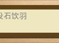 没石饮羽