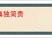 真独简贵