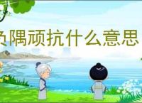 负隅顽抗什么意思