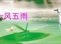十风五雨