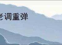 老调重弹