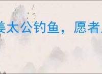 姜太公钓鱼，愿者上钩