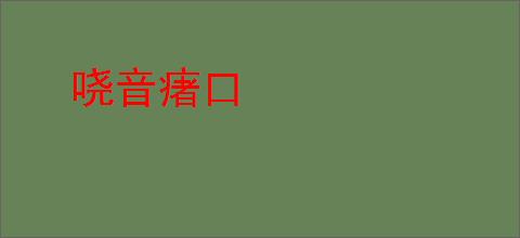哓音瘏口