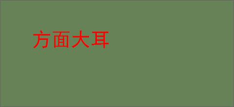 方面大耳