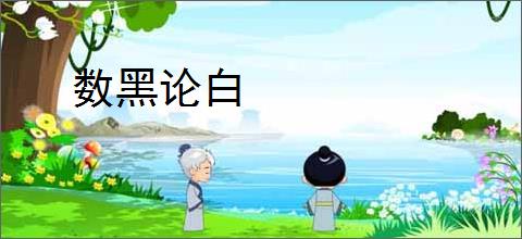 数黑论白