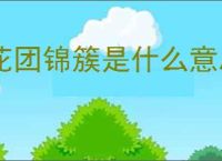 花团锦簇是什么意思