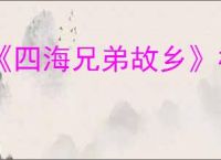《四海兄弟故乡》格挡按键介绍