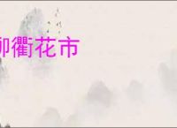 柳衢花市