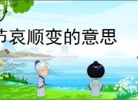 节哀顺变的意思