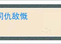 同仇敌慨