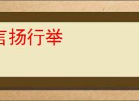 言扬行举