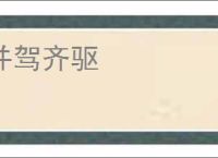 并驾齐驱