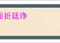 面折廷诤