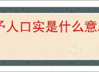 予人口实是什么意思