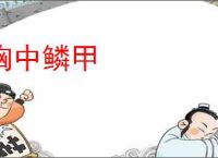 胸中鳞甲