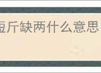 短斤缺两什么意思