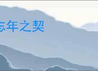 忘年之契