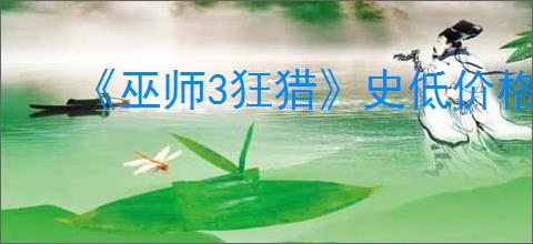 《巫师3狂猎》史低价格介绍