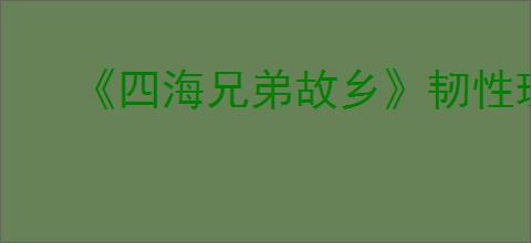 《四海兄弟故乡》韧性珠饰获取方法